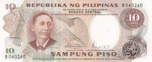 Philippinen 10 Piso 1969 p144b